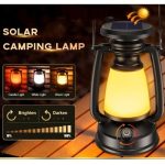 Lanterne De Camping Solaire - 3 Modes - Étanche - Portable - USB