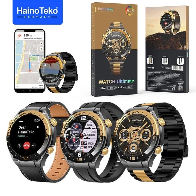 1-10.webp Montre Connectée HainoTeko RW-68 Watch Ultimate – Smartwatch Amoled – Image 1