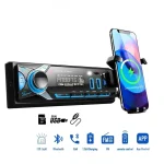 Pack Voiture Complet 1 Poste Radio Bluetooth MP3 + 1 Panneau LED Flexible RGB + 1 Pompe À Pneus Portable 120W + Cadeau [Chargeur Voiture Bluetooth Multifonction] – Image 2