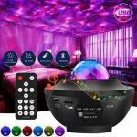 Projecteur LED Ciel Étoilé - Bluetooth - USB - Music - 10 Modes - Télécommande
