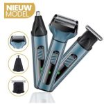 Tondeuse à Cheveux Électrique 3 en 1 - Rechargeable - Pour Hommes