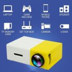 Mini Projecteur Portable - Home Party Theater - LED LCD - Rechargeable - Multicouleur - Télécommande – Image 2