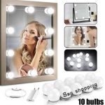 Lumières de Miroir - 10 Ampoules à Intensité Variable – 3 Modes D'éclairage Colorés – Image 3