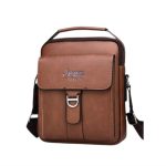 Sacs en Cuir Pour Hommes - Luxueux et à La Mode - Multi-Poches - Marron