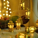 Guirlande lumineuse Led en Plastique pour Décoration du Ramadan et De L’Aïd – 10 LED - 3M – Deux Modes D’éclairage – Image 10