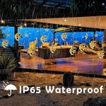 Guirlande Lumineuse Étoiles et Lune - LED - 5 Mètres sur 1 - Fenêtre - 8 Modes D'éclairage – Image 7