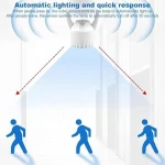 Détecteur de Mouvement PIR E26/E27 – Taigeguang – Image 2