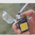 Mini Briquet Électrique – Rechargeable – Étanche – Lampe Torche Led – 3 modes - Support Porte-Clés – Image 6