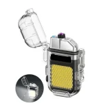 Mini Briquet Électrique – Rechargeable – Étanche – Lampe Torche Led – 3 modes - Support Porte-Clés – Image 7