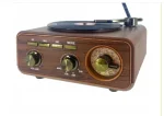 Haut-Parleur & Radio Tourne-Disque Vintage Bluetooth Sans Fil – Design Rétro Élégant & Son Stéréo – Image 10