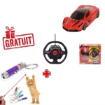 Voiture Télécommandée Pour Enfants Avec Fonction De Conduite - Télécommande + Laser Pointer Gratuit