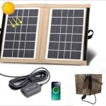 Panel De Charge Solaire - 6V -Chargeur Solaire Portable Avec Port USB Pour iPhone Smartphones Tablette