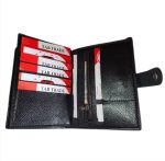 Porte Papier Voiture Avec Porte feuilles Et Porte-cartes 3en1 - Qualité Supérieure - Noir – Image 5