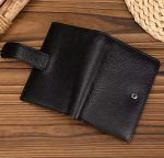 Porte Papier Voiture Avec Porte feuilles Et Porte-cartes 3en1 - Qualité Supérieure - Noir – Image 3