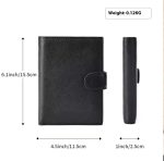 Porte Papier Voiture Avec Porte feuilles Et Porte-cartes 3en1 - Qualité Supérieure - Noir – Image 15