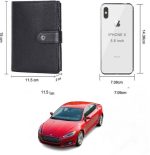 Porte Papier Voiture Avec Porte feuilles Et Porte-cartes 3en1 - Qualité Supérieure - Noir – Image 14