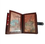 Porte Papier Voiture Avec Porte feuilles Et Porte-cartes 3en1 - Qualité Supérieure - Marron – Image 6