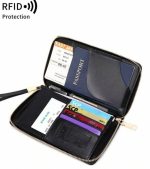 Étui De Passeport Mignon Pour Femmes et Hommes - Étanche - Blocage RFID - Noir – Image 6