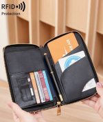 Étui De Passeport Mignon Pour Femmes et Hommes - Étanche - Blocage RFID - Noir – Image 2