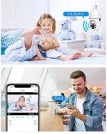 Petite Caméra De Surveillance Sans Fil - HD 1080P - Suivi Automatique à 360 Degrés - Audio et Vidéo – Image 7