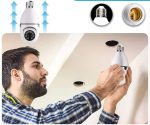 Petite Caméra De Surveillance Sans Fil - HD 1080P - Suivi Automatique à 360 Degrés - Audio et Vidéo – Image 9