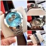 Montre De Luxe Tissot Gentleman Powermatic - Cœur Ouvert - Haute Qualité - Résistante à L'eau - Bleu – Image 2