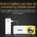 Mini Projecteur Portable - Home Party Theater - LED LCD - Rechargeable - Multicouleur - Télécommande – Image 9