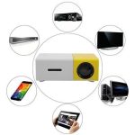Mini Projecteur Portable - Home Party Theater - LED LCD - Rechargeable - Multicouleur - Télécommande – Image 3