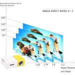 Mini Projecteur Portable - Home Party Theater - LED LCD - Rechargeable - Multicouleur - Télécommande – Image 7