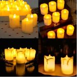 Lot De 10 Bougies Électrique Led Sans Flamme avec piles – Image 12