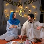 Pack Ramadan 1 Guirlande Ramadan Karim 5 Mètres + 1 Guirlande Fenous 3 Mètres + 1 Guirlande étoile et Lune 10 Mètres + Cadeau [Guirlande 10 Mètres Gratuit] – Image 13