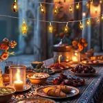 Pack Ramadan 1 Guirlande Ramadan Karim 5 Mètres + 1 Guirlande Fenous 3 Mètres + 1 Guirlande étoile et Lune 10 Mètres + Cadeau [Guirlande 10 Mètres Gratuit] – Image 12