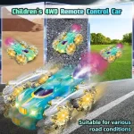 Voiture Télécommandée Avec Rotation à 360 Degrés - Musique Et Lumières - Vapeur – Image 11