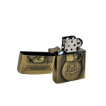 Coffret Briquet De Luxe Métallique 3D Avec Filtre à Cigarette à Tabac Réutilisable Et Recharge De Liquide - Bombe – Image 2