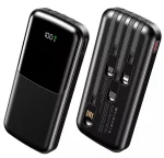 Nouvelle Batterie Externe Haute Capacité - 20 000 MAh - Charge Rapide - Écran LED - Port USB-C PD - 22,5 W - Quatre câbles Intégrés – Image 2