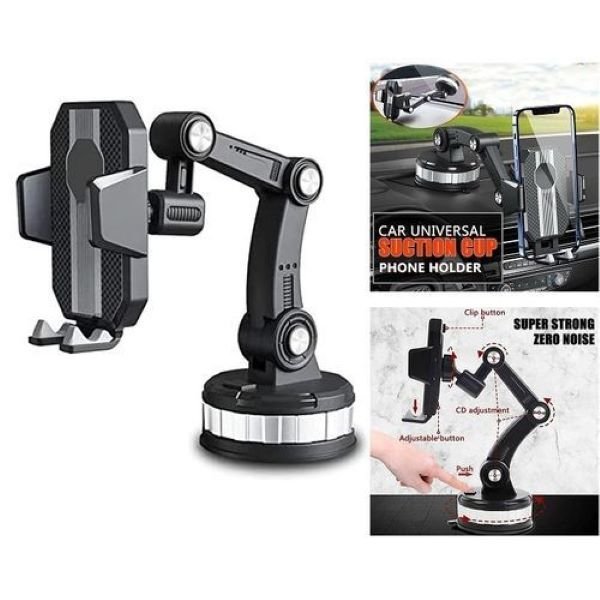 1_247_1_1.jpg Support De Téléphone Pour Pare-Brise De Voiture - Ventouse - Support De Téléphone Pour Tableau De Bord De Voiture – Image 1