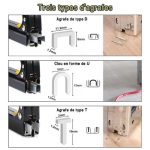 Pistolet à Clous Manuel 3 en 1 – Agrafeuse Décorative – Pistolet à Clous Robuste et Élégant – Image 3