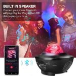 Projecteur LED Ciel Étoilé - Bluetooth - USB - Music - 10 Modes - Télécommande – Image 2