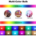 Pack De 4 Lampes Led RGB 6 Couleurs + Blanc - 10W - E27 - 700 Lumen + Télécommande – Image 2