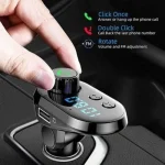 Pack Voiture Complet 1 Poste Radio Bluetooth MP3 + 1 Panneau LED Flexible RGB + 1 Pompe À Pneus Portable 120W + Cadeau [Chargeur Voiture Bluetooth Multifonction] – Image 25