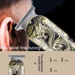 Tondeuse À Lame en T Ultra-Tranchante - Rechargeable - Puissante - Résistante Aux Rayures – Image 4