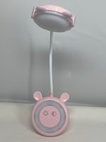 Lampe De Bureau Pour Enfants Mignonne - Design Lapin - Veilleuse LED - Rechargeable - 3 Modes - Rose – Image 3