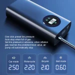 Pompe À Pneus Portable - Haute Qualité - 120 W - Affichage clair - Rechargeable – Image 10