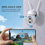 Caméras De Surveillance Externes - Protection de Sécurité - Suivi Automatique - Zoom Numérique 4X - Version Nuit Pour Usage Intérieur - Audio et Vidéo – Image 2