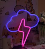 Enseigne Lumineuse Led En Néon (nuage)  - USB - Décoration – Image 4