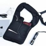 Sac De Ceinture Réglable - Antivol - Portable Sous Les Bras - Multi-Poches - Étanche