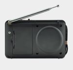 Radio Sans Fil - Rechargeable USB Ou Pile - Bluetooth - MP3 Juke H011BT - Emplacement Pour Carte Mémoire - Rouge – Image 3