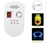 Analyseur De Gaz De Cuisine – Détecteur De Gaz Combustible – Test De Détection De Fuite De Gaz Naturel – Alarme Sonore et Lumineuse – Affichage D'avertissement Pour Hôtel