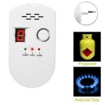 Analyseur De Gaz De Cuisine – Détecteur De Gaz Combustible – Test De Détection De Fuite De Gaz Naturel – Alarme Sonore et Lumineuse – Affichage D'avertissement Pour Hôtel