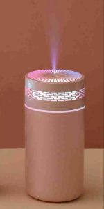 Mini Humidificateur Portable 250 Ml - 7 Couleurs LED - Rechargeable - Diffuseur D'Arômes - Rose – Image 7